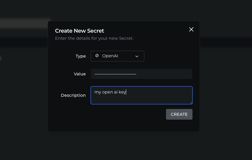 Create Secret