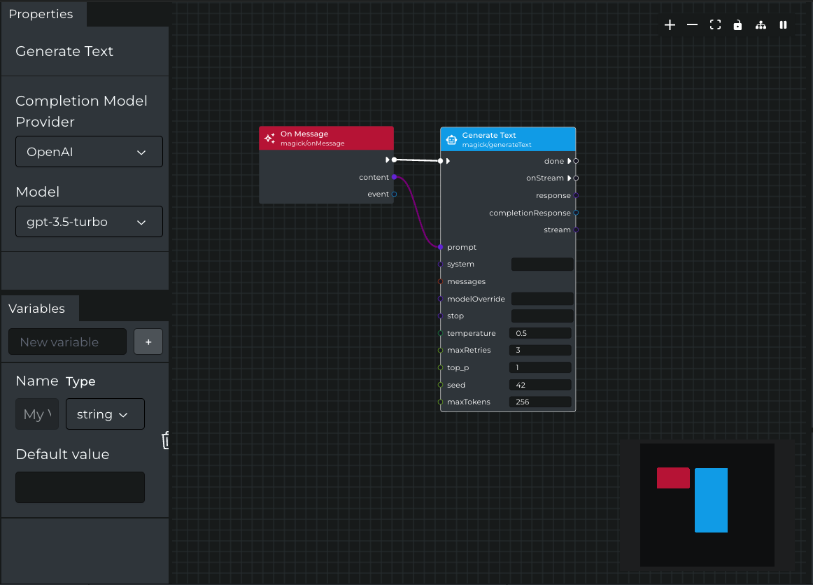 Generate Text Node Properties